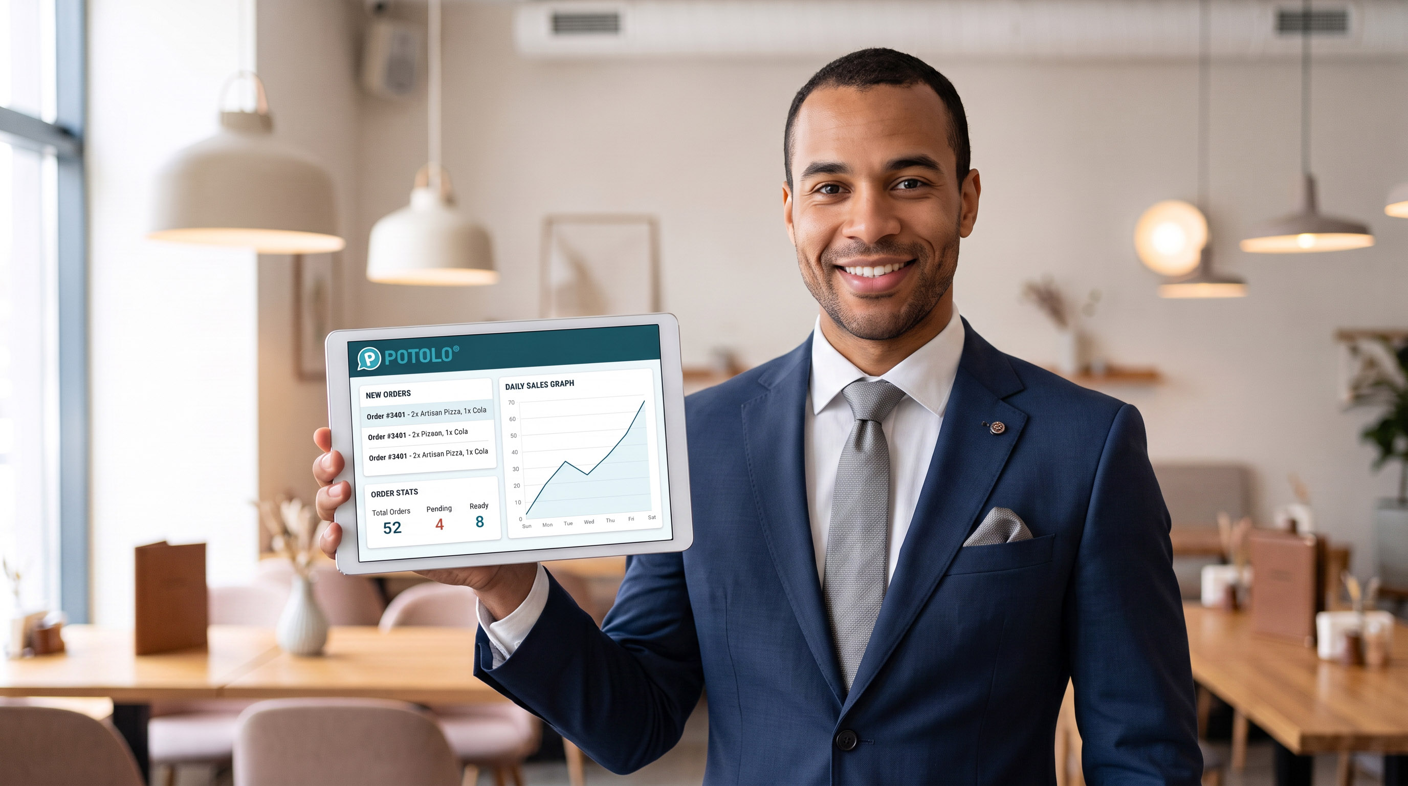 Become a partner restaurant with Potolo