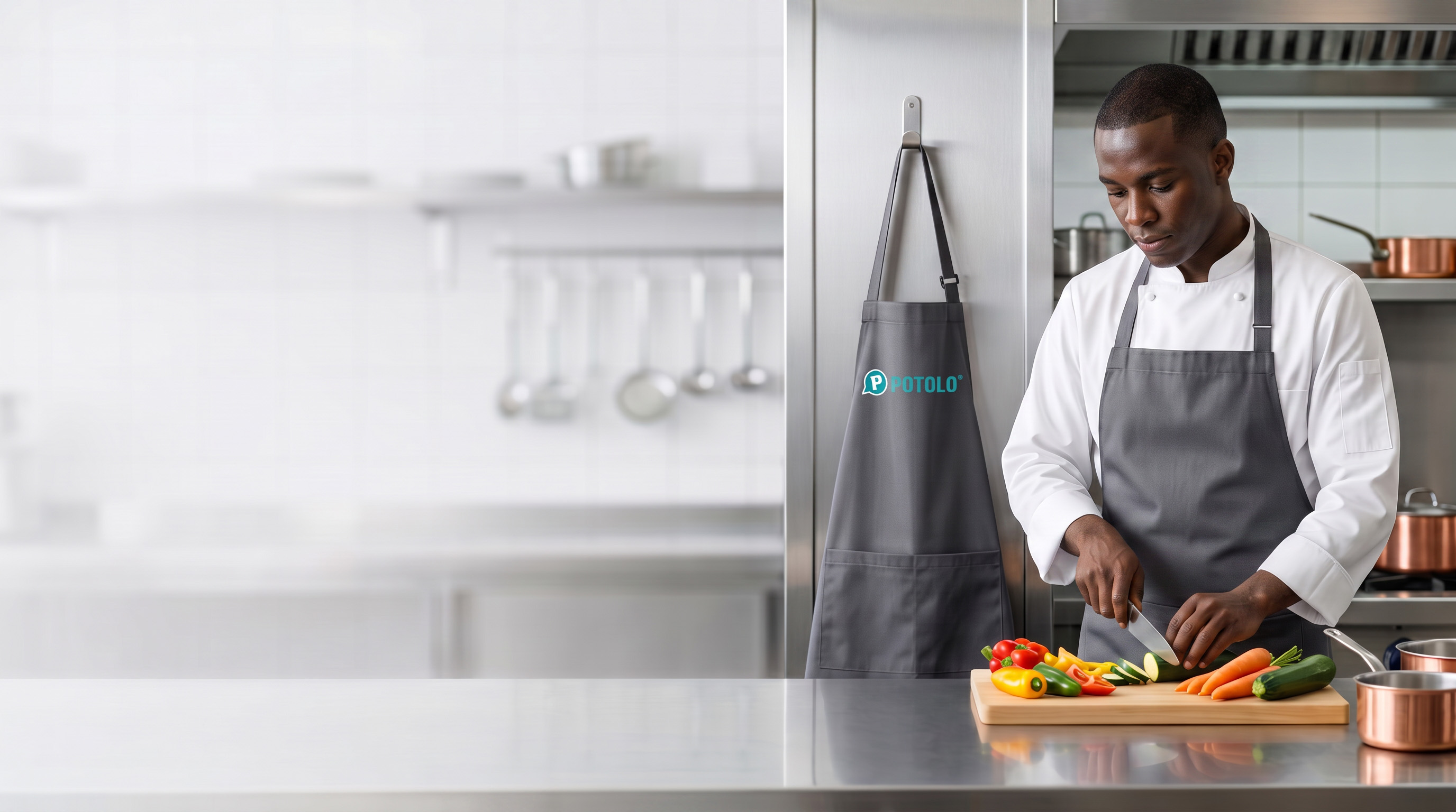 Potolo partner restaurant serving a guest